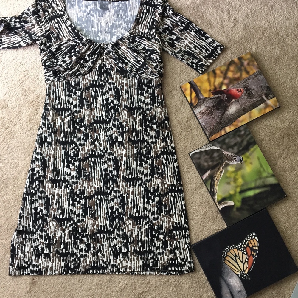 Ann Taylor dress earth tones